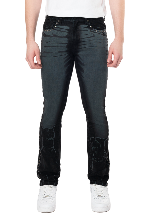 FLOCKED JEAN blc