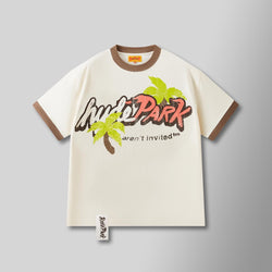 Paradise Park Ringer Tee - Watermelon