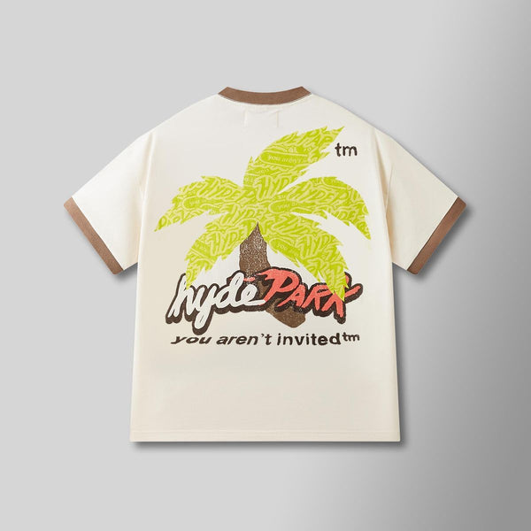 Paradise Park Ringer Tee - Watermelon