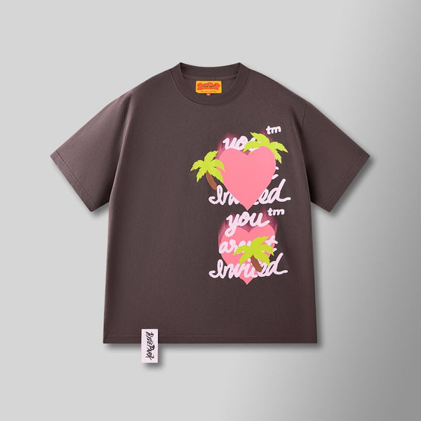 Stained Heart Tee - Brown