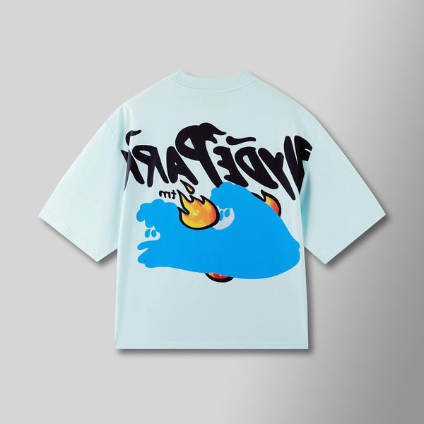 Tsunami Weekend Tee - Light Blue