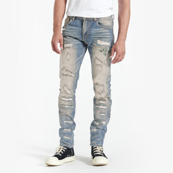 Danzig jeans stone wash