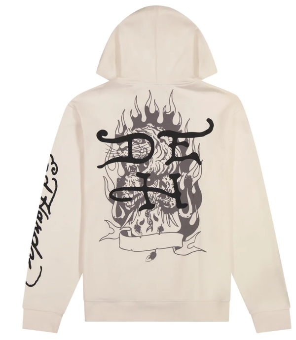 Battle Skull Hoodie - Tan