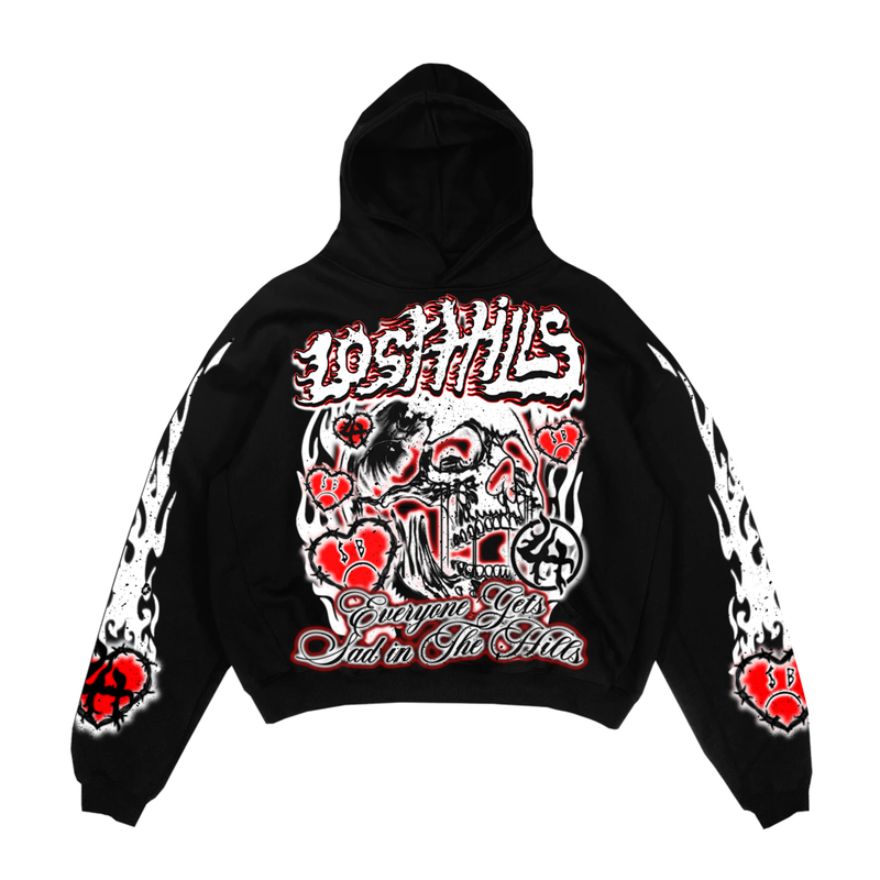 LHSB Hoodie - Black/Red