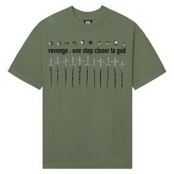 CLOSER TO GOD TEE ARMY GREEN