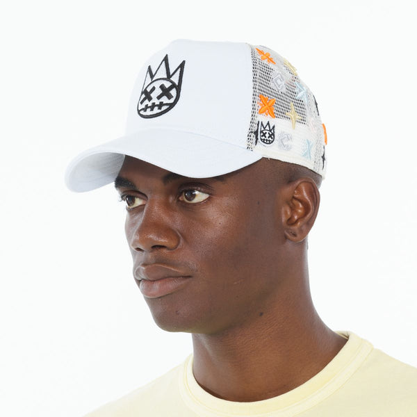 Logo Pattern Trucker