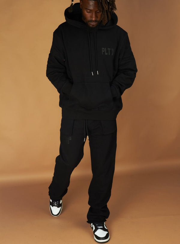 Politics Sweat Suit - Black