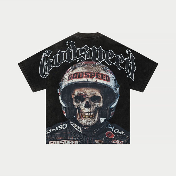 Crash Out Tee - Black Wash