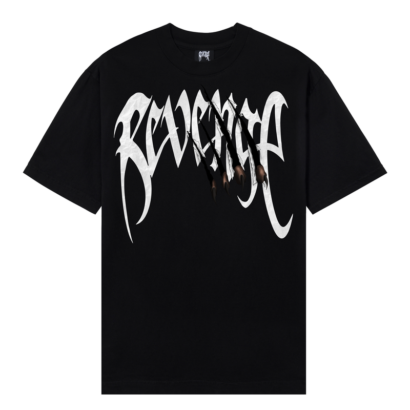 ARCH LOGO CLAW TEE BLACK/WHITE