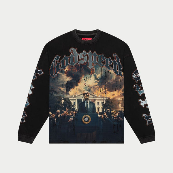 V.O.D 2024 Long Sleeve - Black Wash