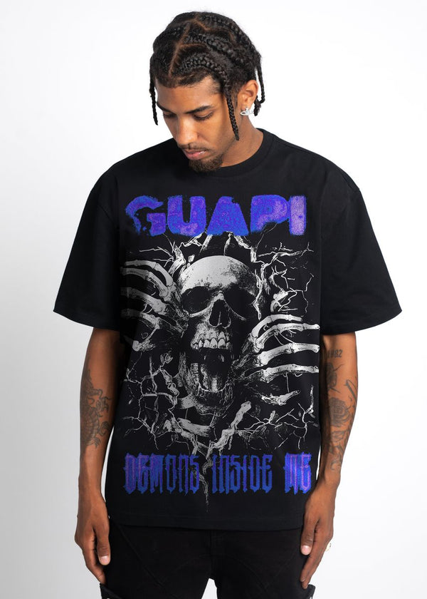 Demon Inside Tee - Blue