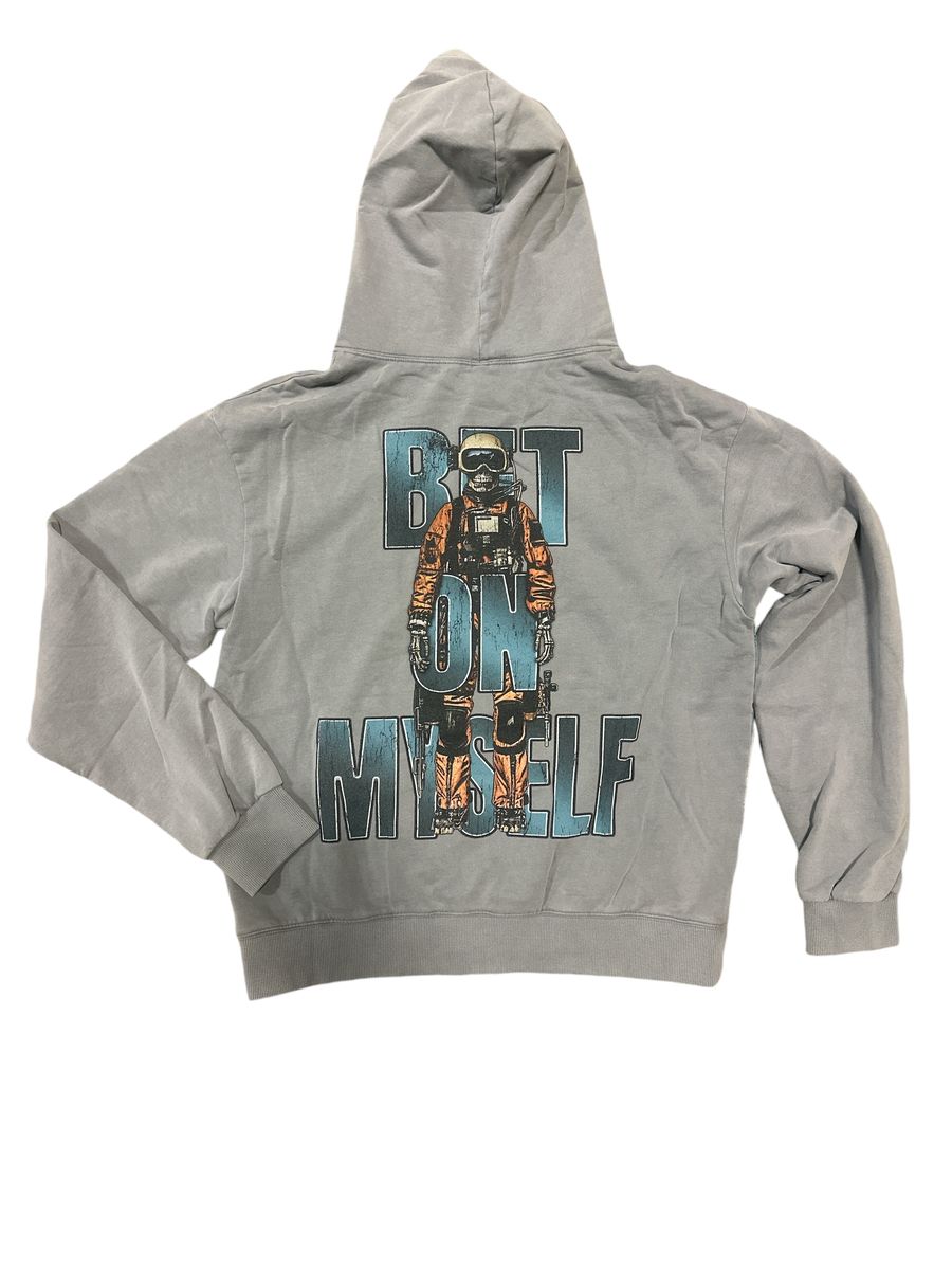 Skier Hoodie - Grey