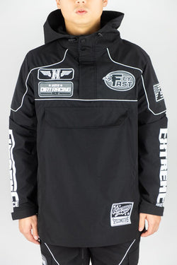 Anorak Racing Jacket - Blk/White