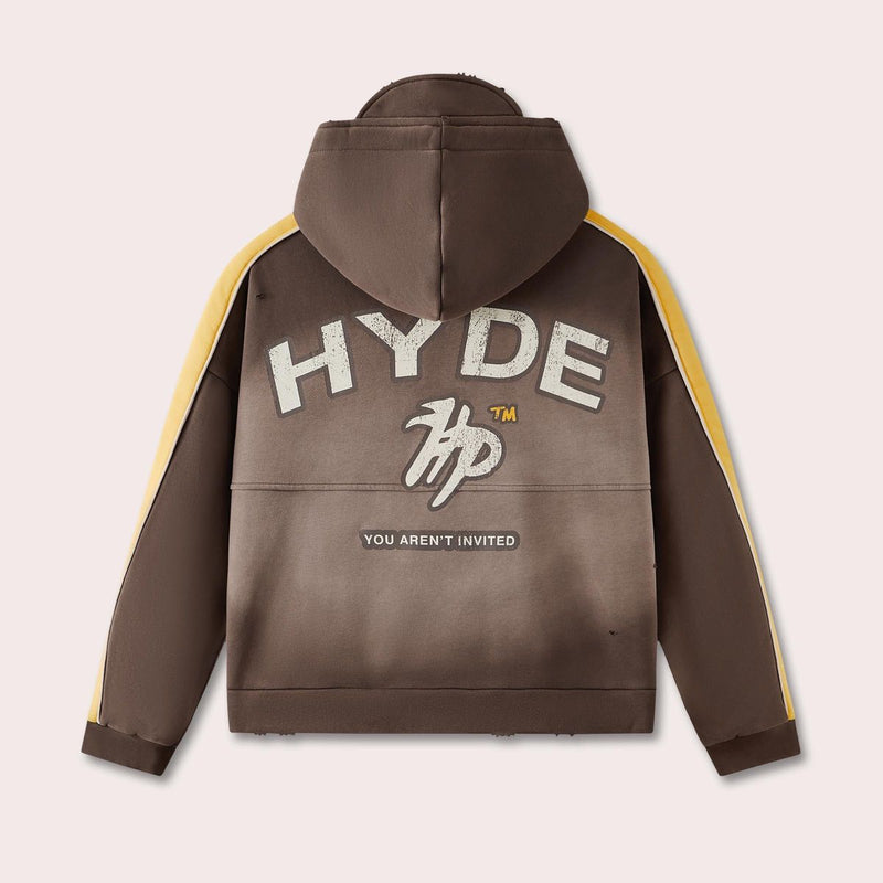 Off Road Rally Hoodie - Brown