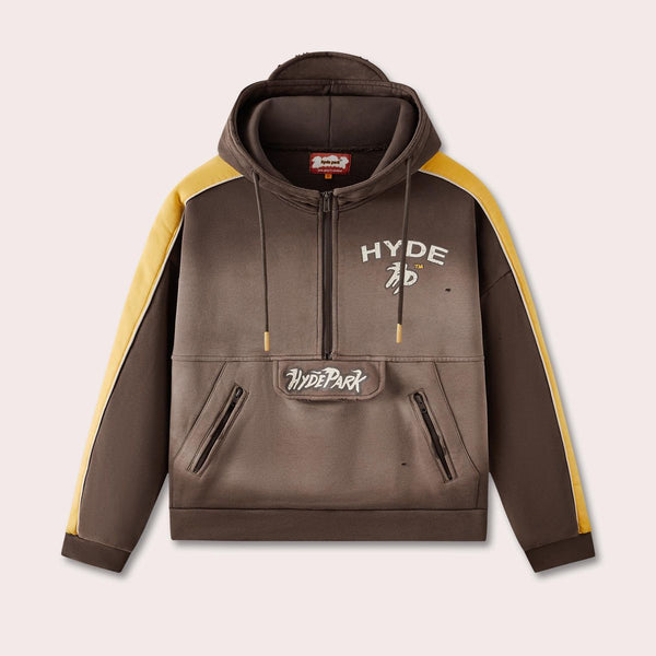 Off Road Rally Hoodie - Brown