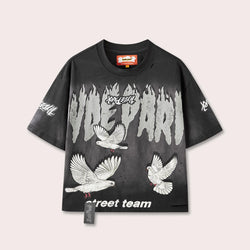 Dover Street Team Tee - Black/Grey