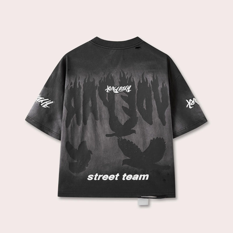 Dover Street Team Tee - Black/Grey