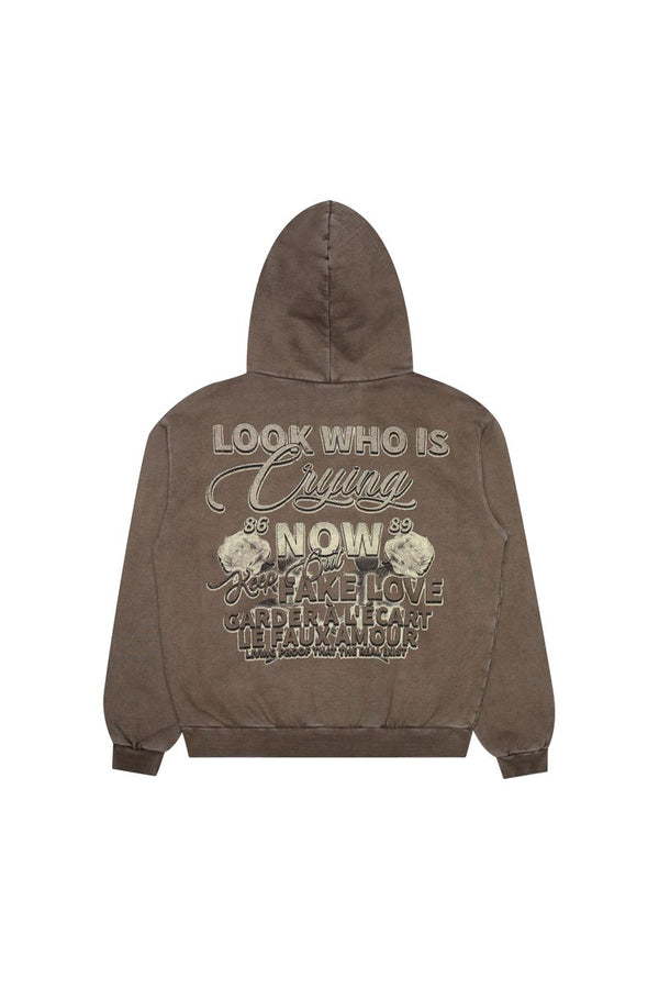 Laugh Last Hoodie - Brown