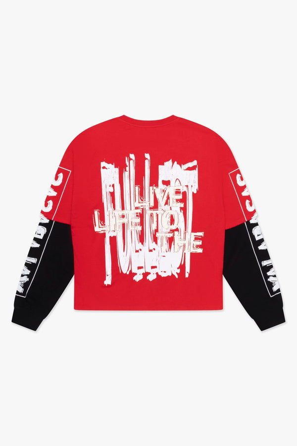 Cascada Red Long Sleeve