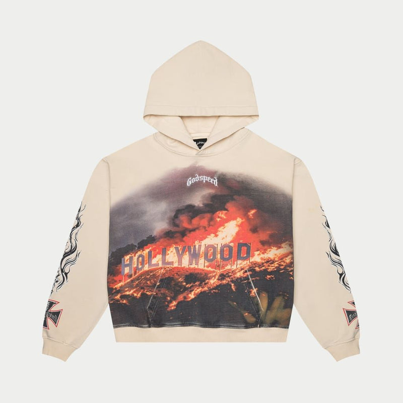 Inferno Hoodie - Bone