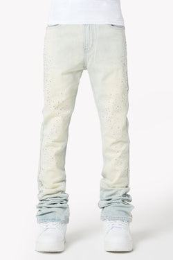 Vintage Blue Starry Sky Denim
