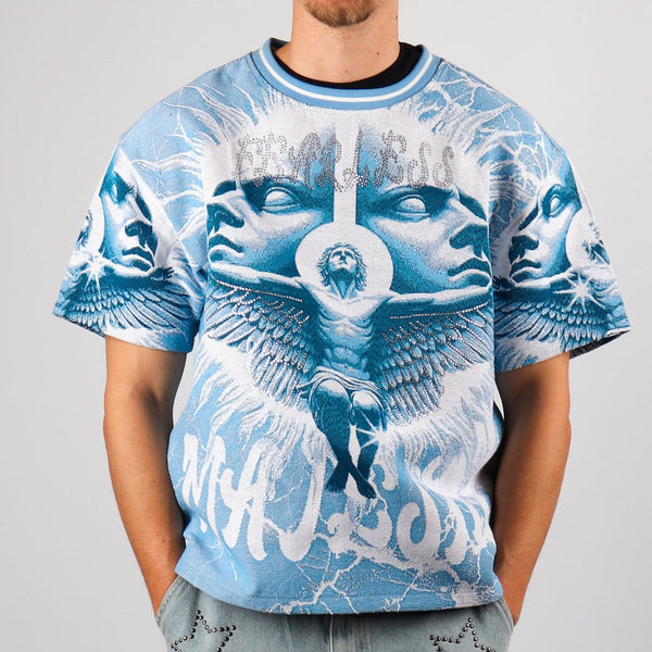 Tapestry Tee - Blue