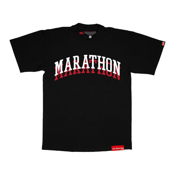 Marathon Double Arch Tee - Black