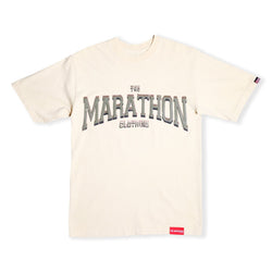Marathon Beveled Tee - Bone