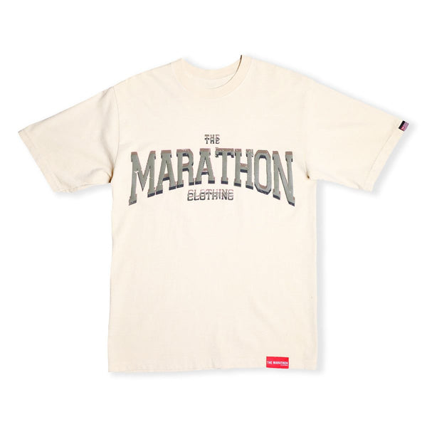 Marathon Beveled Tee - Bone