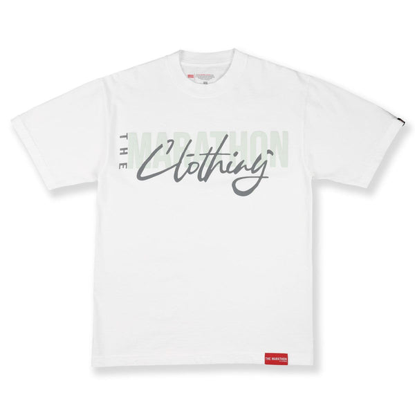 Marathon Interlock Tee - White