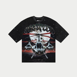 Air Strike Tee - Black Wash