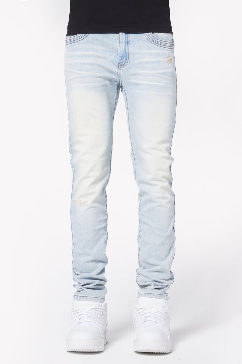 GUAPI::パンツ:32[RESALE] Guapi Pants Mens 32 Blue Shredded Distressed Denim Limited