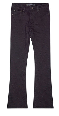 Tire Stacked Jean - Black