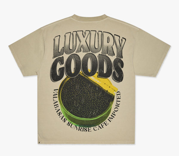 LUX CAFE" TEE - Cream
