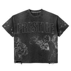 Distressed Angel Tee - Grey