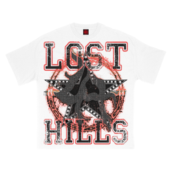 Lost Hills Tee - White/Red
