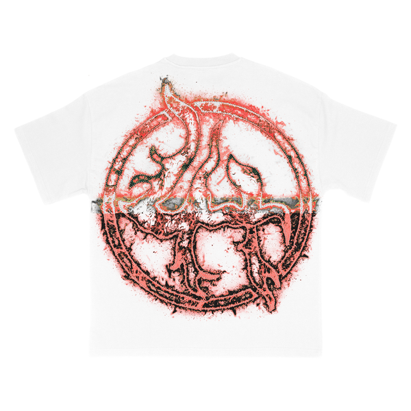 Lost Hills Tee - White/Red