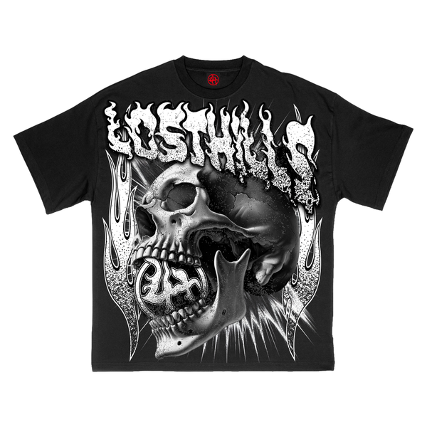 Lost Hills Skull Tee - Black