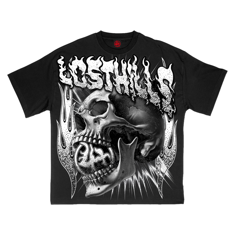 Lost Hills Skull Tee - Black