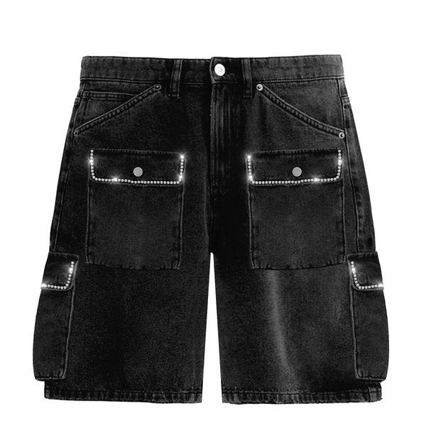 Deerskin Rhinestone Shorts blc