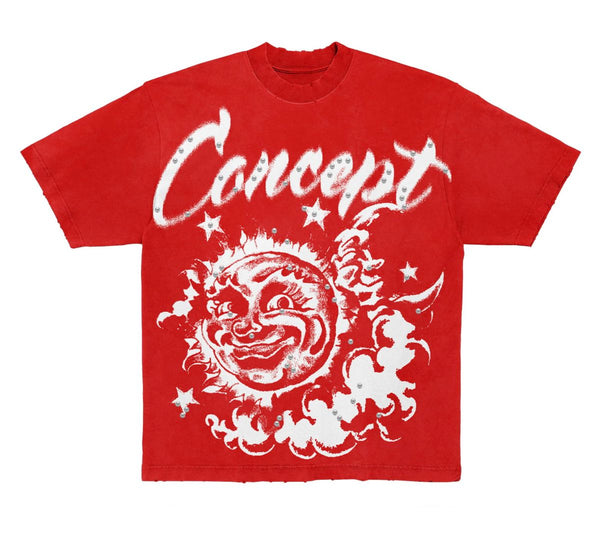 Pearls 2 Tee - Red