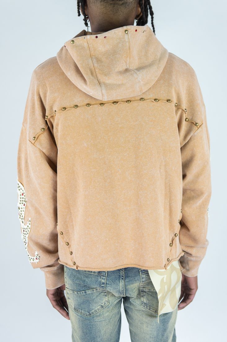 Fire Fest Full Zip Up - Khaki