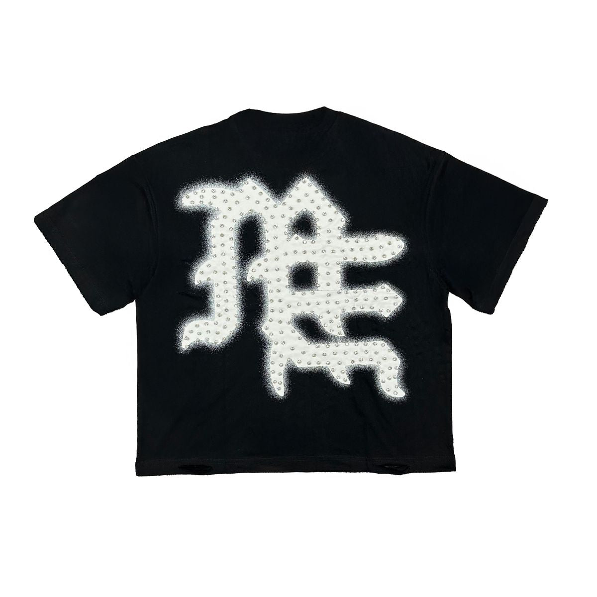 Black End Rhinestone Tee
