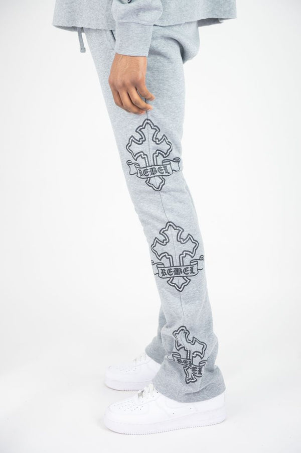 Rebel Cross Joggers - Grey