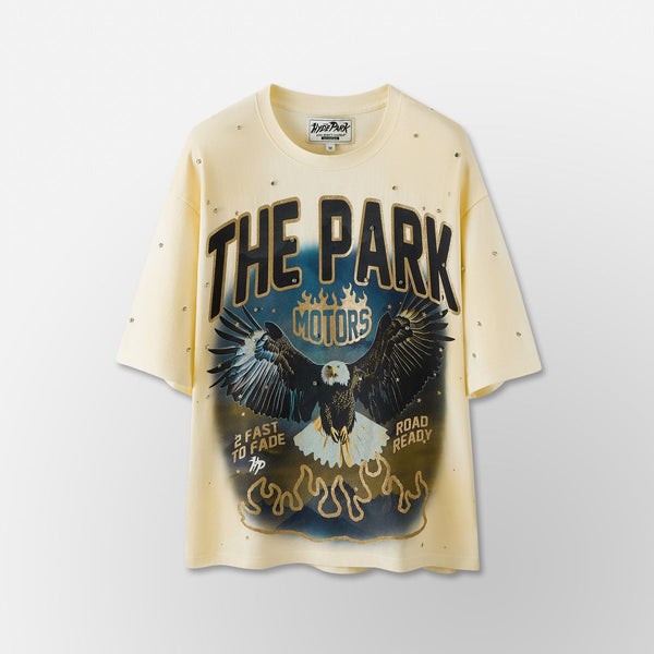Motor Park Tee - Cream