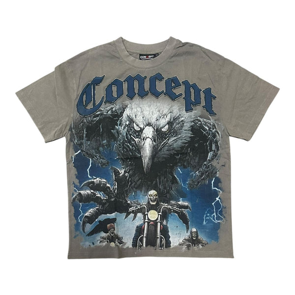 Black Hawk Tee - Grey