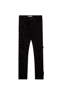 Worn Frost Black Denim
