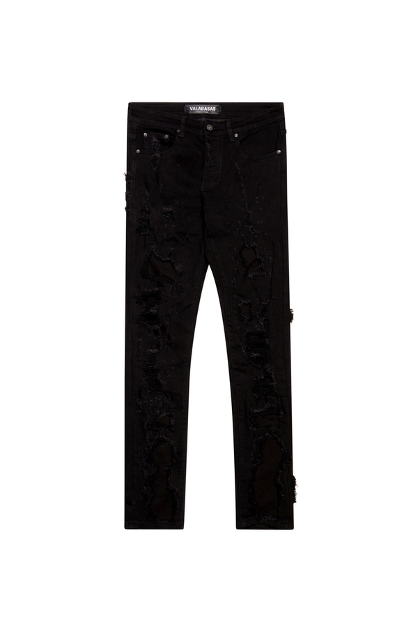 Worn Frost Black Denim