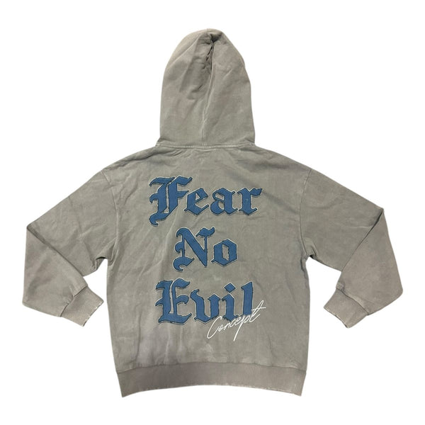 Black Hawk Hoodie - Grey Wash