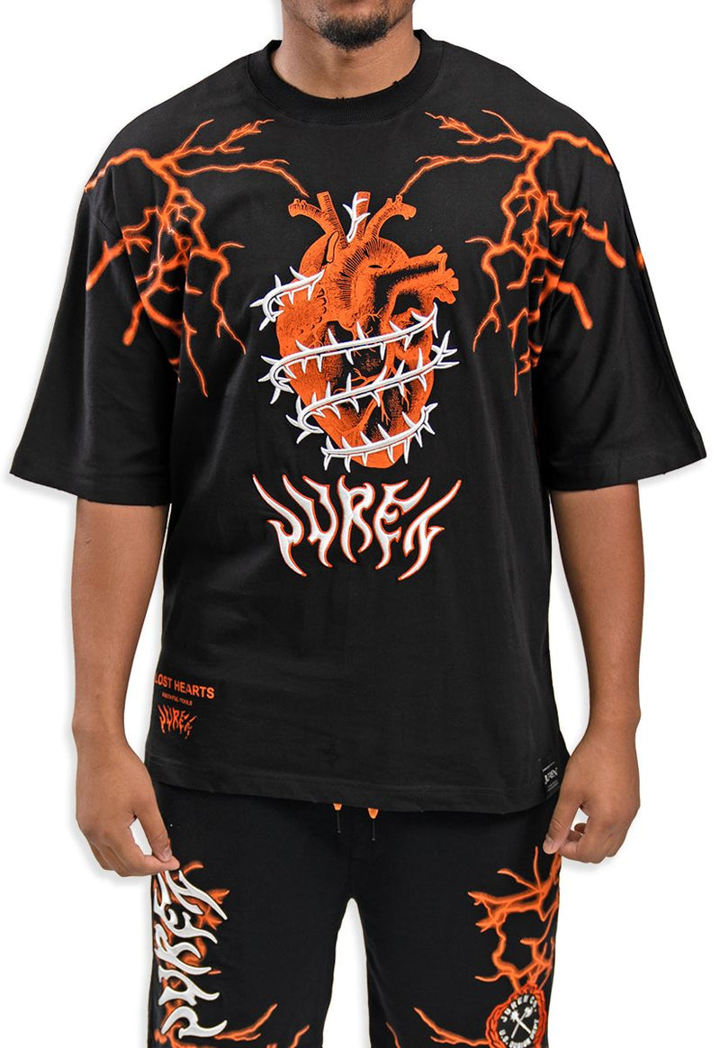Heart Of Lightning Tee - Black